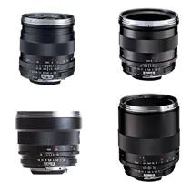 Zeiss F-Mount prime lenses