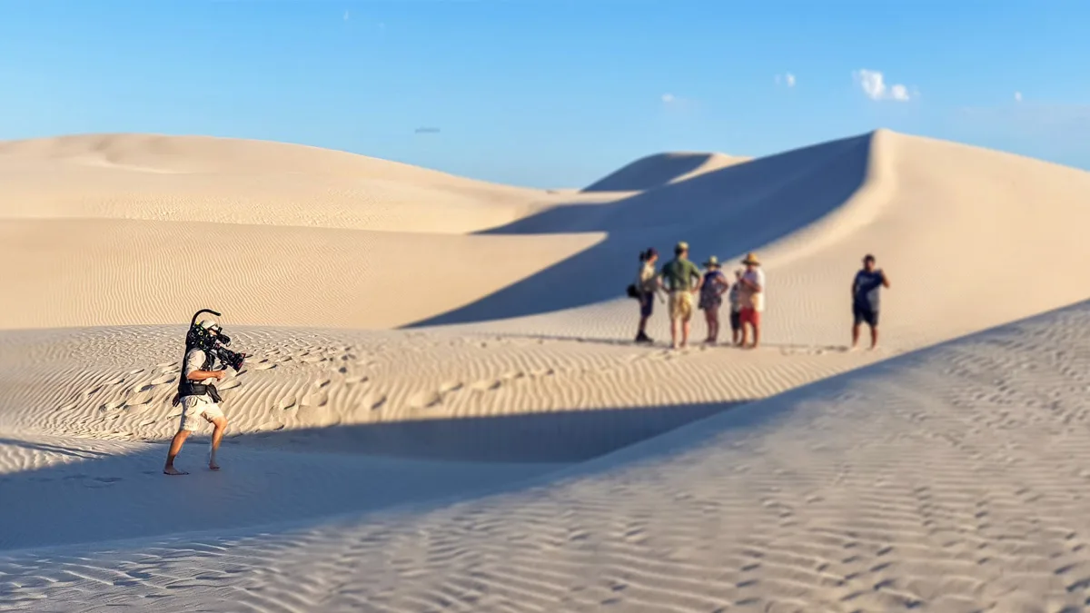 Tom David — DOP on location for Lost Diamonds documentary